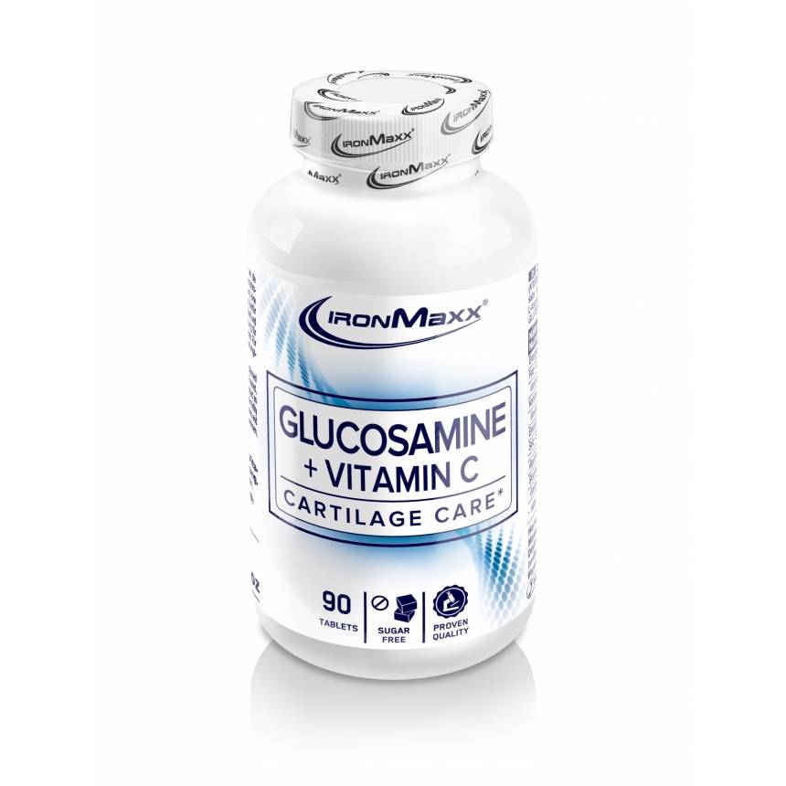Ironmaxx Glukozamina + Witamina C 90 tab.