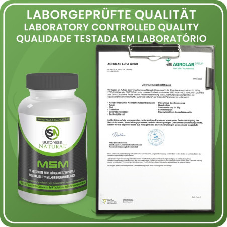 Surpresa NATURAL MSM 365 tabletek