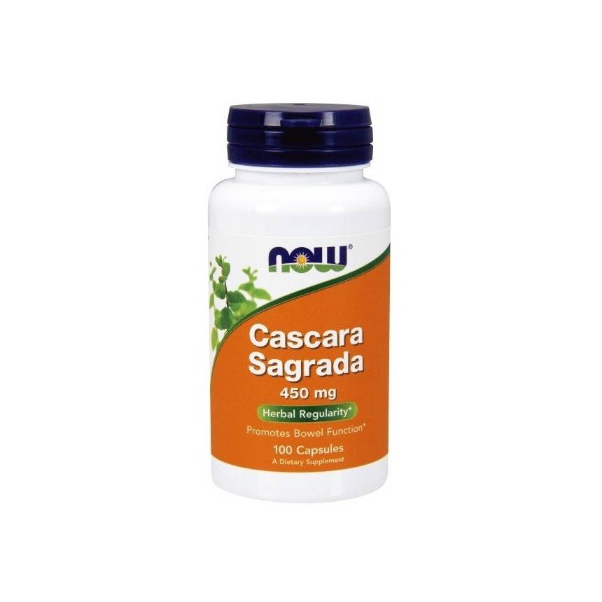 NOW Foods Cascara Sagrada 450 mg 100 kaps.