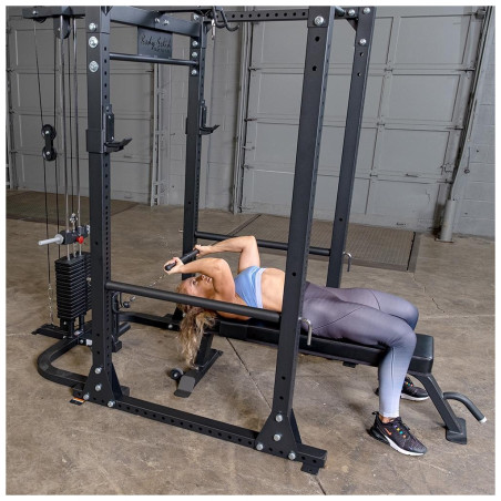 POWER RACK klatka treningowa GPR400+ Wyciąg ze stosem