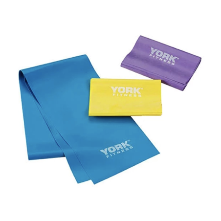 YORK- PILATES SET - ZESTAW 3 TAŚM DO PILATES