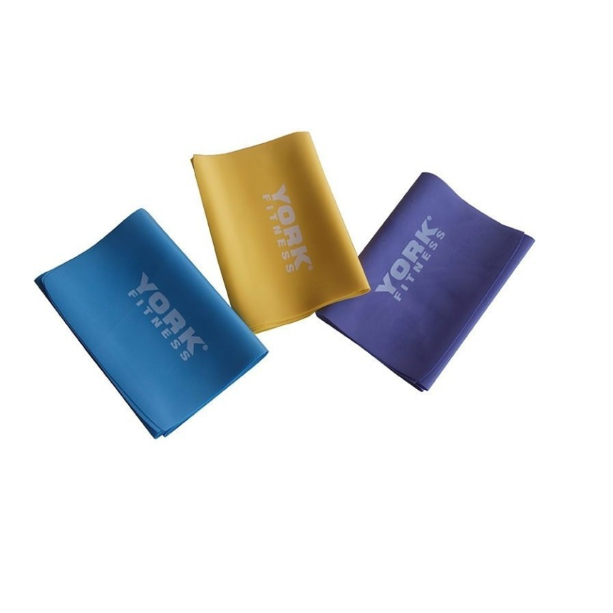 YORK- PILATES SET - ZESTAW 3 TAŚM DO PILATES