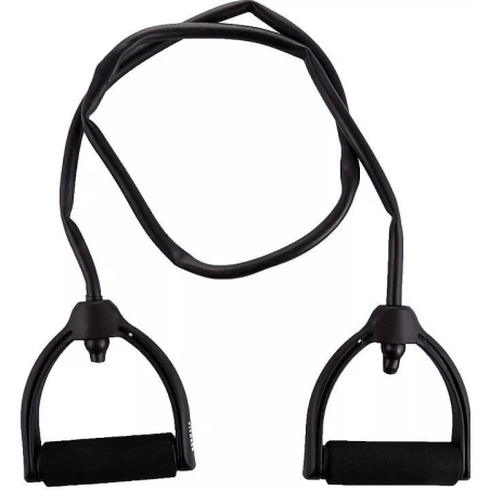 YORK FITNESS- GUMA OPOROWA Z UCHWYTAMI CZARNA