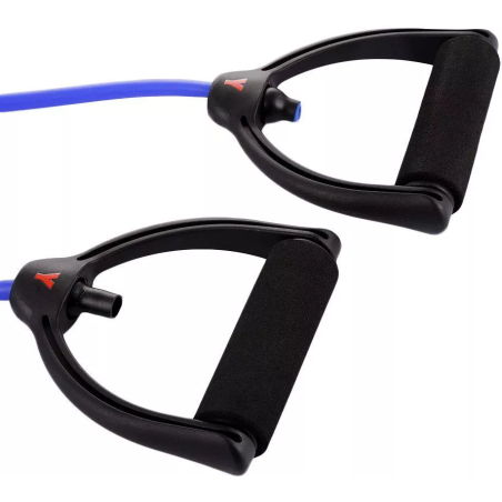 YORK FITNESS- GUMA OPOROWA Z UCHWYTAMI NIEBIESKA