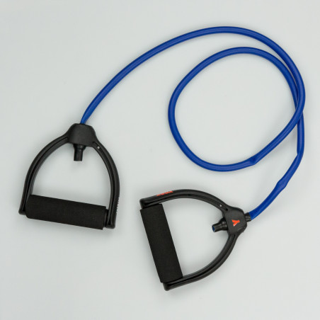 YORK FITNESS- GUMA OPOROWA Z UCHWYTAMI NIEBIESKA