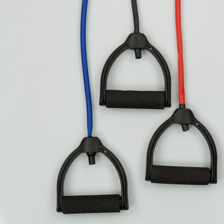 YORK FITNESS- GUMA OPOROWA Z UCHWYTAMI CZARNA