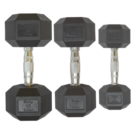 Body-Solid Zestaw hantle od 1-10 kg HEXRU