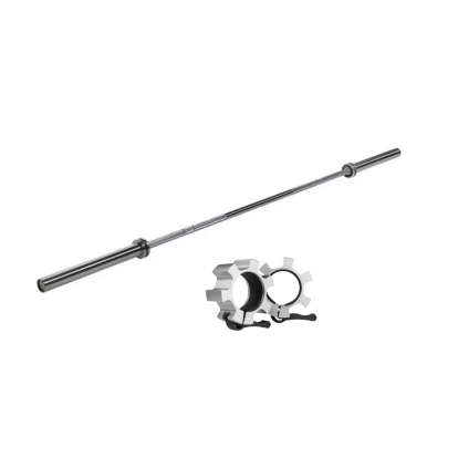 GRYF OLIMPIJSKI 20KG 2200MM HMS PREMIUM + ZACISKI LOCK