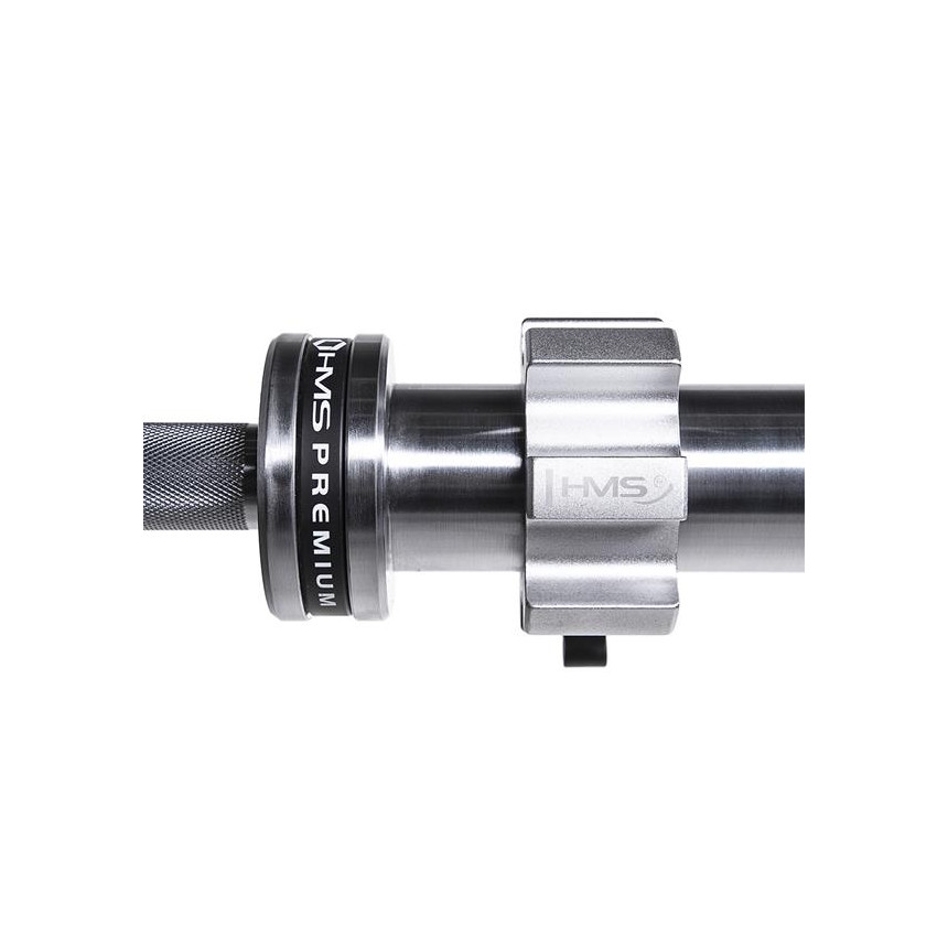 GRYF OLIMPIJSKI 20KG 2200MM HMS PREMIUM GO901 + SILVER ZACISKI