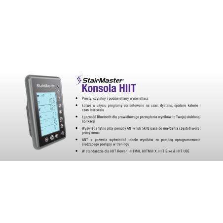 StairMaster HIIT Ergometr, Wioślarz Model 9-4690