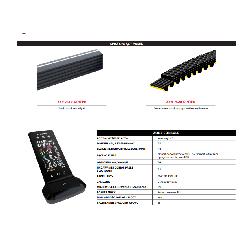 Schwinn Z BIKE rower spinningowy z miernikiem mocy