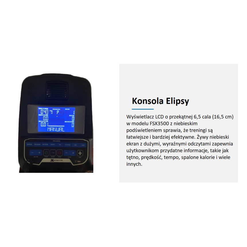 Xterra Fitness Orbitrek, Elipsa FSX3500