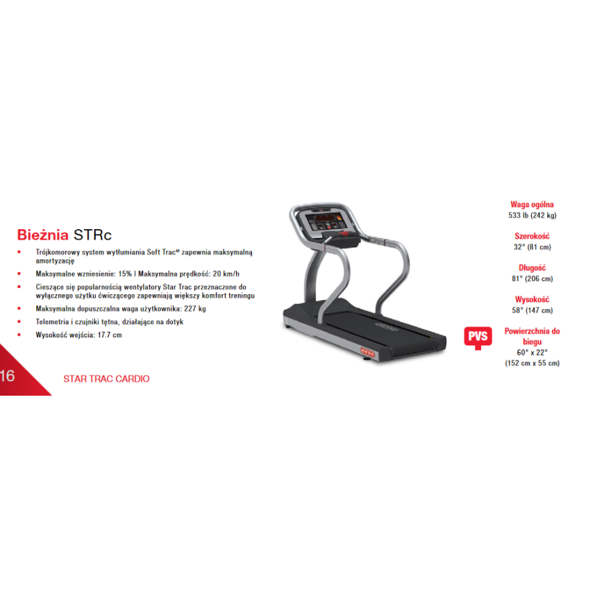 Bieżnia STAR TRAC - STRC
