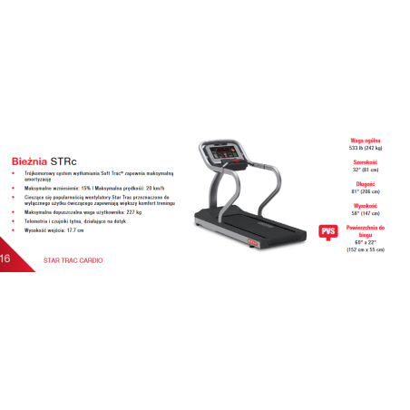 Bieżnia STAR TRAC - STRC