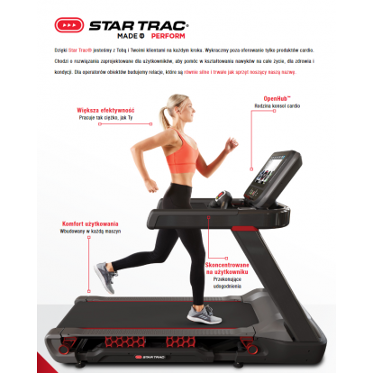 Bieżnia STAR TRAC 10TRx Free Runner- LCD
