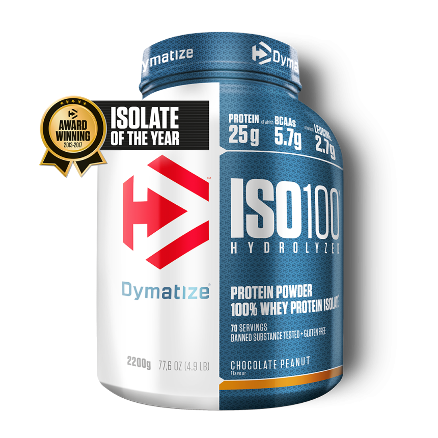 DYMATIZE Iso-100 Protein 2200 g, Smak: Tort