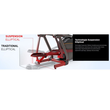 Matrix Fitness Orbitrek E30 Elliptical z Konsolą XR 8,5"