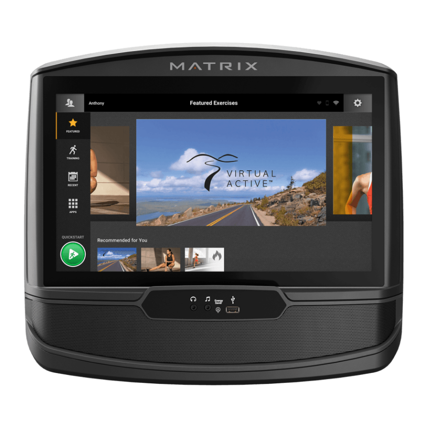 Matrix Fitness Orbitrek E30 Elliptical z Konsolą XIR 16"