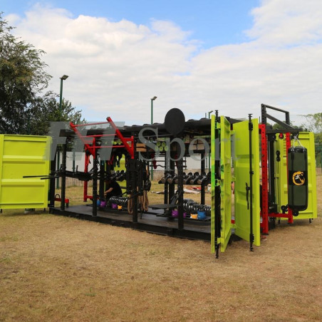 Siłownia konter, Crossfit - wielostanowiskowa siłownia