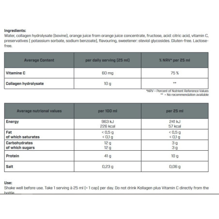 Energybody Kolagen Fortigel - Zdrowe Stawy, Mięśnie, Kości 1L