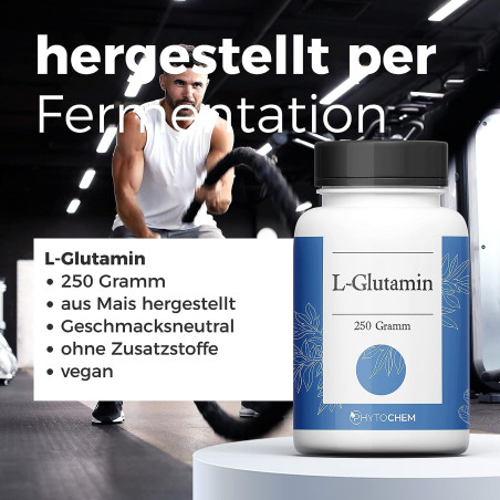 Phytochem L-glutamina 250 g