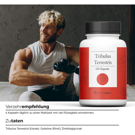 Phytochem Tribulus Terrestris Buzdyganek 120 kap 1200 mg