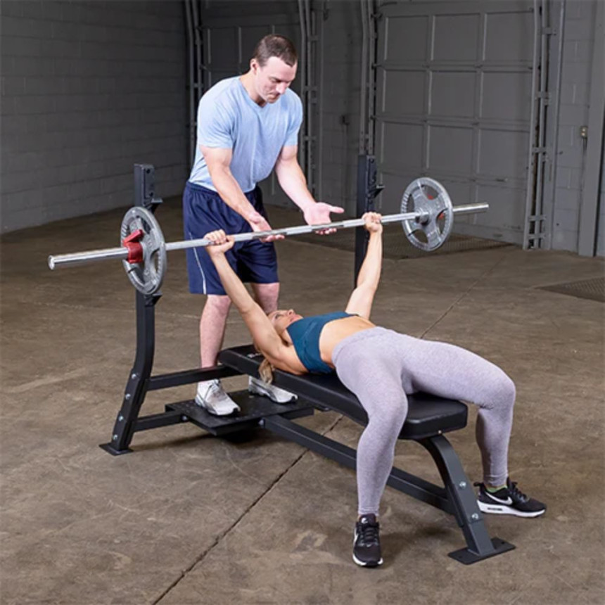 Ławka olimpijska Body-Solid Pro Clubline Flat Olympic Bench SOFB250